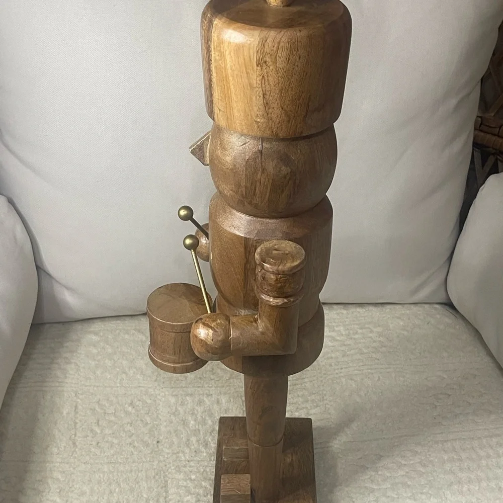 Wooden Nutcracker Figurine large 23.5” Christmas decorations drummer